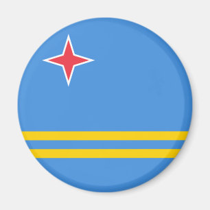 Imã Bandeira Patriótica de Aruba