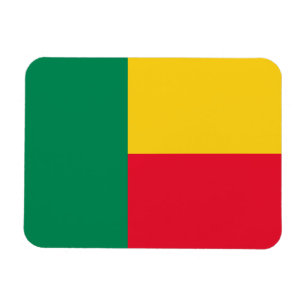 Ímã Bandeira Patriótica do Benim