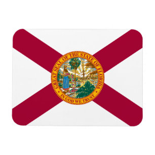 Ímã Bandeira patriótica do estado de Florida