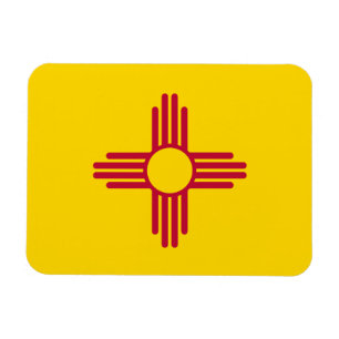 Ímã Bandeira patriótica do estado de New mexico