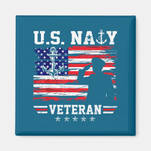 Imã Bandeira patriótica do veterano naval dos EUA mari
