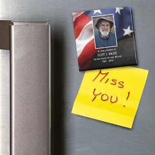 Imã Bandeira Patriótica Em Uma Foto De Simpatia De Me