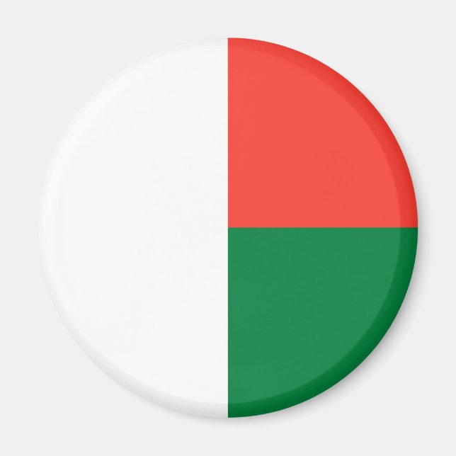 Imã Bandeira Patriótica Madagascar (Frente)
