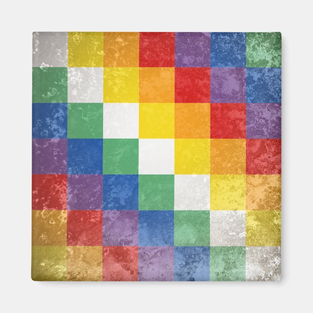 Imã Bandeira pessoas Aymara (Frente)