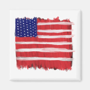 Imã Bandeira Pintada Arte Popular