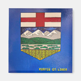 Imã Bandeira pintada de Alberta