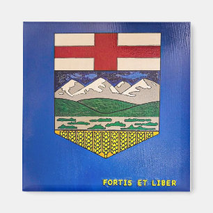 Imã Bandeira pintada de Alberta