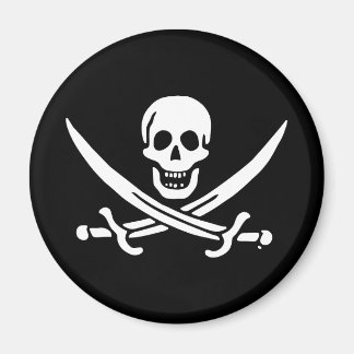 Imã Bandeira pirata de Jolly roger