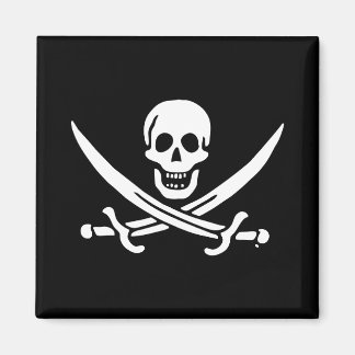 Imã Bandeira pirata de Jolly roger