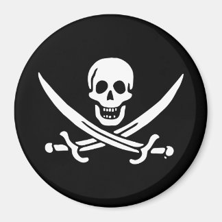 Imã Bandeira pirata de Jolly roger
