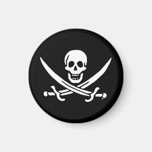 Imã Bandeira pirata de Jolly roger