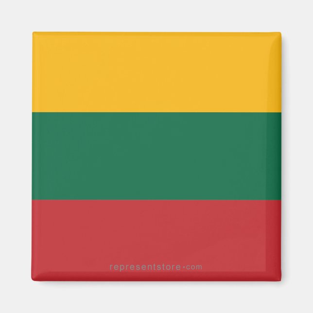 Imã Bandeira Plana Lituânia (Frente)