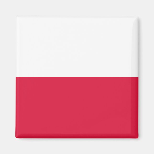 Imã Bandeira Polonesa (Polônia) (Frente)