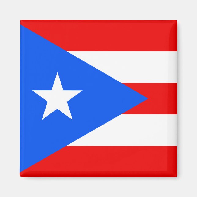 Imã Bandeira Porto Rico (Frente)