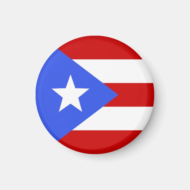 Imã bandeira Porto Rico (Frente)