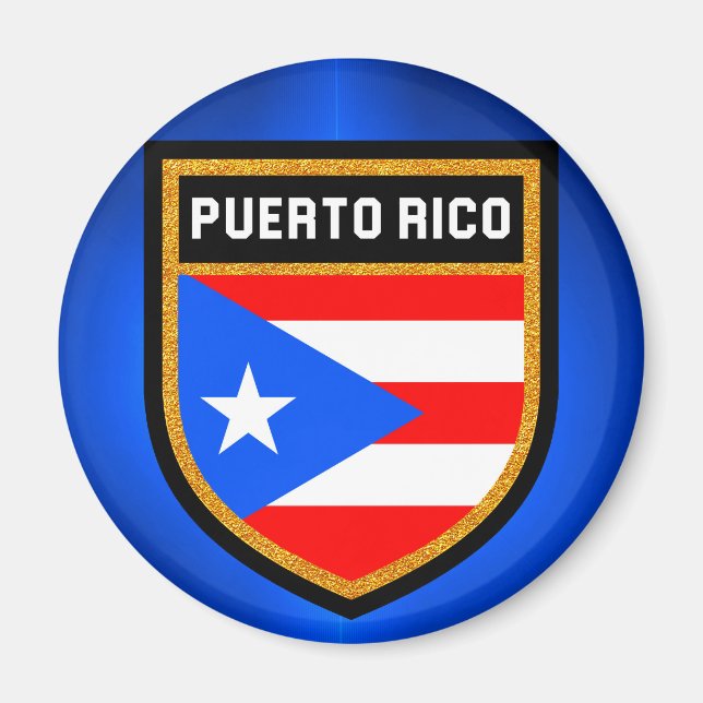 Imã Bandeira Porto Rico (Frente)