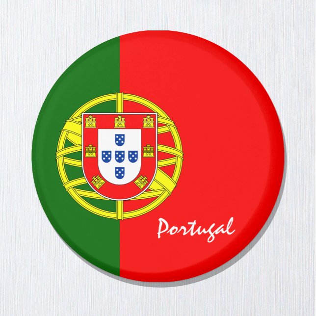 Imã Bandeira portuguesa e Portugal - viagem/adeptos de (Criador carregado)