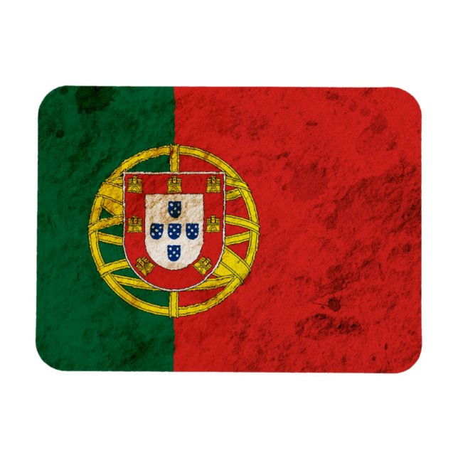 Ímã Bandeira portuguesa resistente (Horizontal)