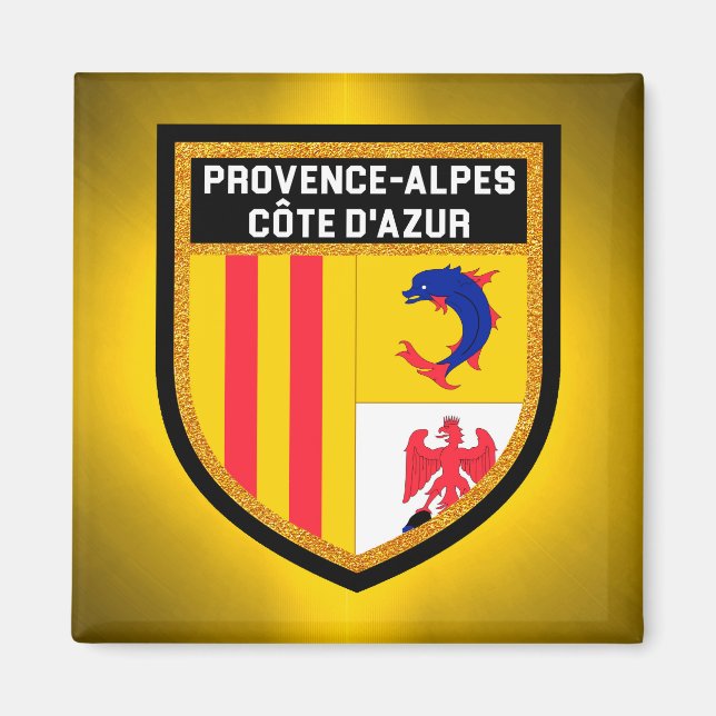 Imã Bandeira Provence-Alpes-Côte d'Azur (Frente)