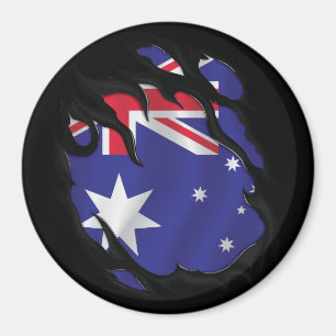 Imã Bandeira rasgada da Austrália