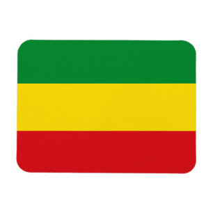 Ímã Bandeira Rastafári Rasta Etíope