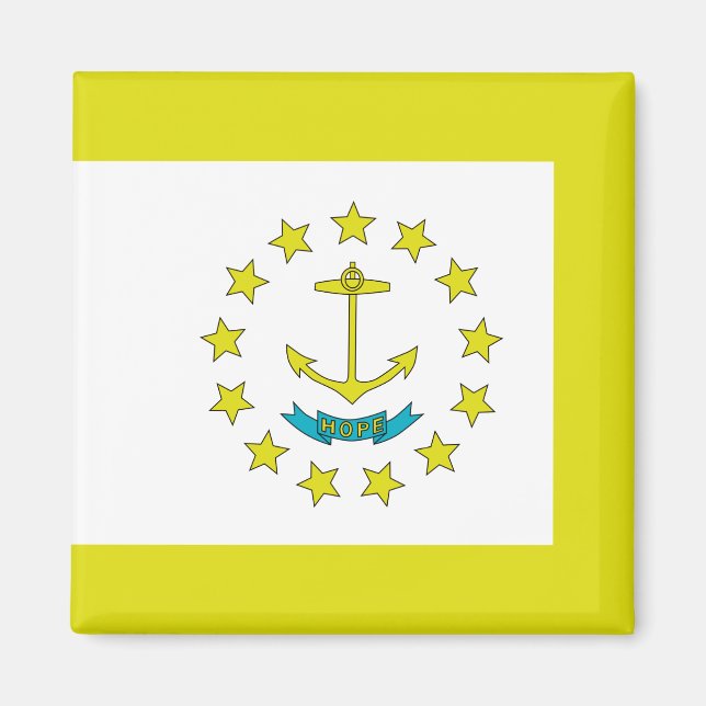 Imã Bandeira Rhode Island (Frente)