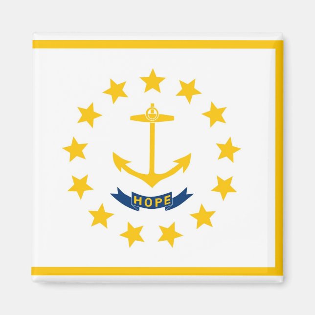Imã Bandeira Rhode Island (Frente)
