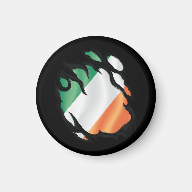 Imã Bandeira Ripada da Irlanda (Frente)