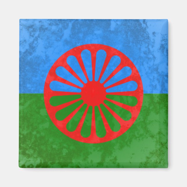 Imã bandeira romani (Frente)