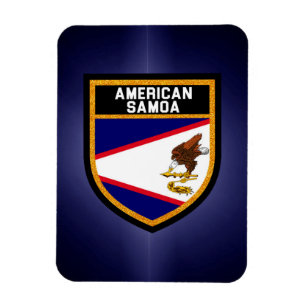 Ímã Bandeira Samoa Americana
