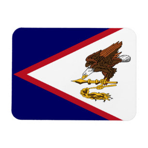 Ímã Bandeira Samoa Americana Patriótica
