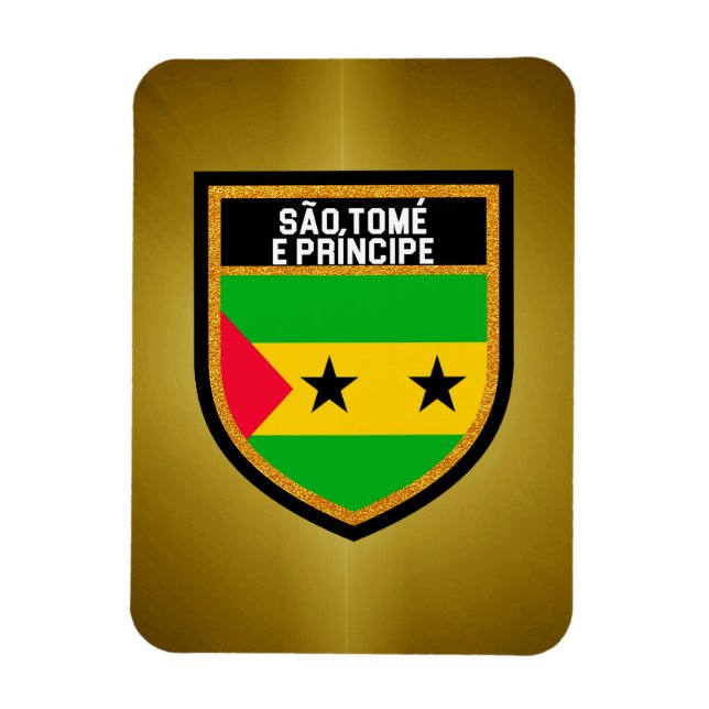 Ímã Bandeira São Tomé e Príncipe (Vertical)