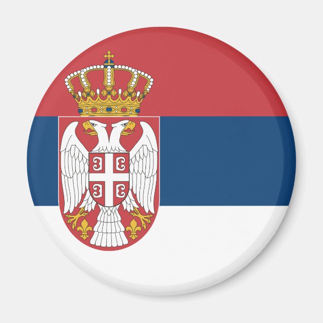 Imã Bandeira Sérvia (Frente)