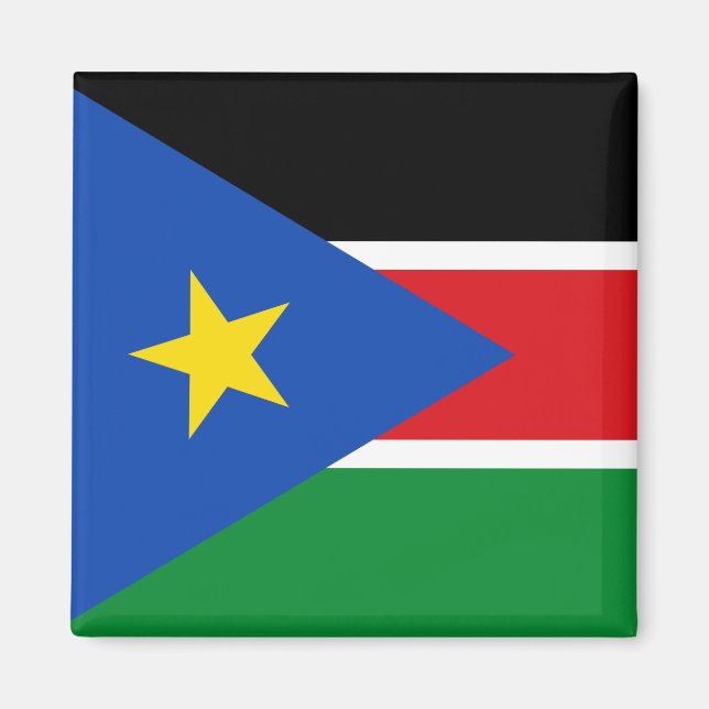 Imã bandeira sudanesa do sul (Frente)