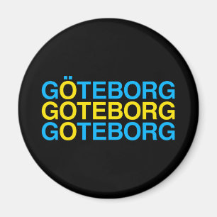 Imã Bandeira sueca GOTEBORG