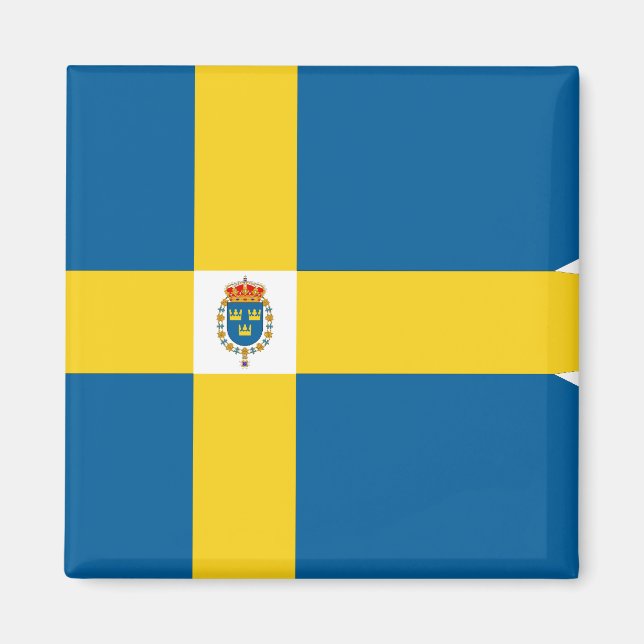 Imã bandeira suecia-real, Suecia (Frente)