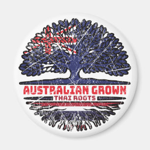 Imã Bandeira Tailandesa Australiana Austrália Raízes d