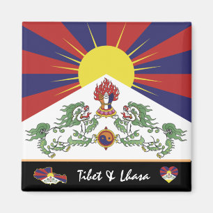 Imã Bandeira tibetana e Tibete - viagem Himalayas / Lh