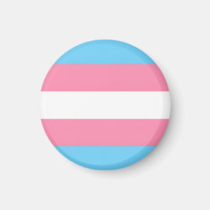 Imã bandeira trans em ímã