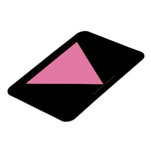 Ímã bandeira triângulo rosa SlipperyJoe's símbolo rosa