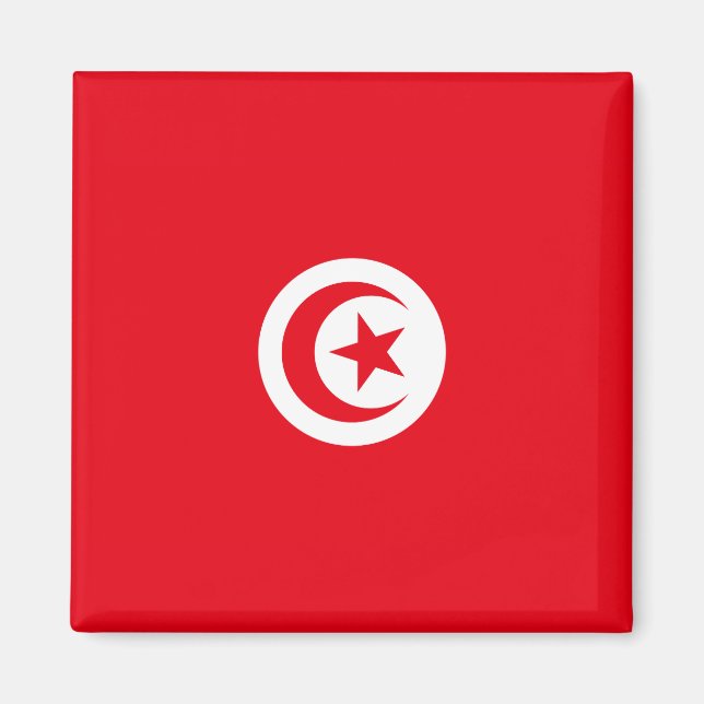 Imã Bandeira Tunisina (Tunísia) (Crescente Islâmica) (Frente)