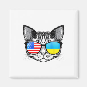 Imã Bandeira Ucrânia Nós Raízes Gato Ucraniano America