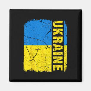 Imã Bandeira ucraniana vintage orgulho da Ucrânia raíz