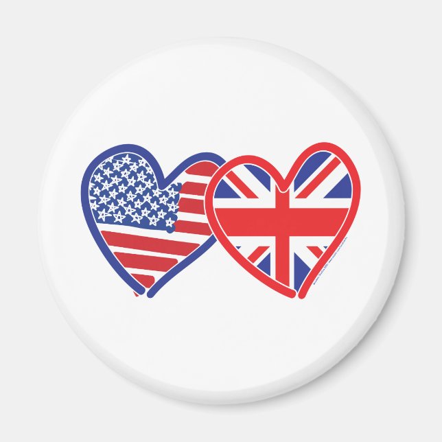 Imã bandeira Union Jack Flat EUA (Frente)