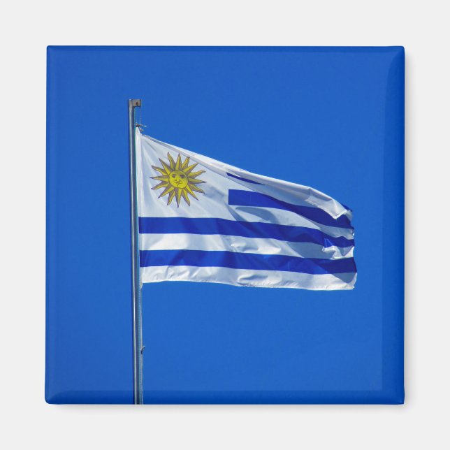 Imã bandeira uruguiana (Frente)