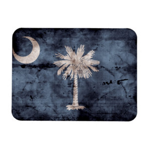 Ímã Bandeira velha de South Carolina;