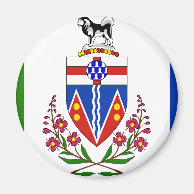 Imã bandeira Yukon (Frente)