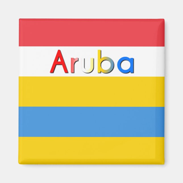 Imã Bandeiras de Aruba (Frente)