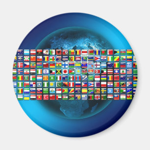 Imã Bandeiras do mundo