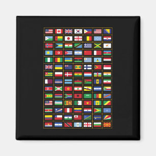Imã Bandeiras Dos Países Do Mundo Internacional